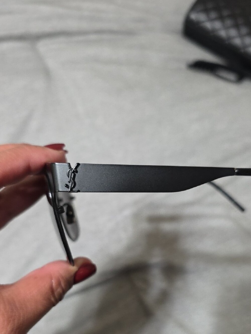 Saint Laurent Black Square Sunglasses - Picture 5 of 5